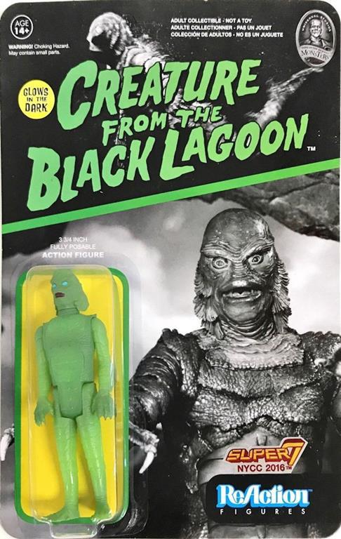 Funko Reaction Universal Monsters Creature From Black Lagoon Gitd Retro