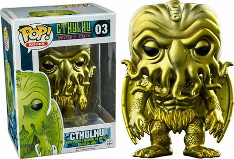 Funko POP! Books H.P. Lovecraft. Cthulhu Metallic - 4