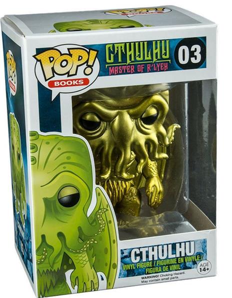 Funko POP! Books H.P. Lovecraft. Cthulhu Metallic - 3