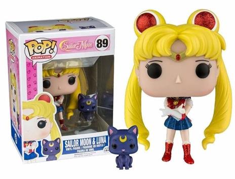 Funko POP! Animation Sailor Moon. Sailor Moon & Luna Glitter Variant - 4