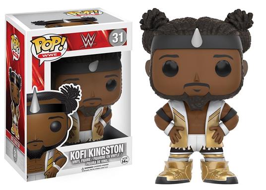Funko POP! WWE Superstars Red Tag Team. Kofi Kingston - 4