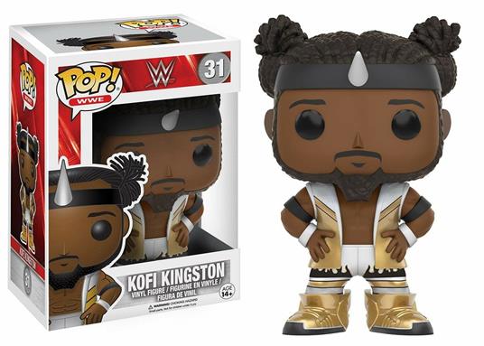 Funko POP! WWE Superstars Red Tag Team. Kofi Kingston - 5