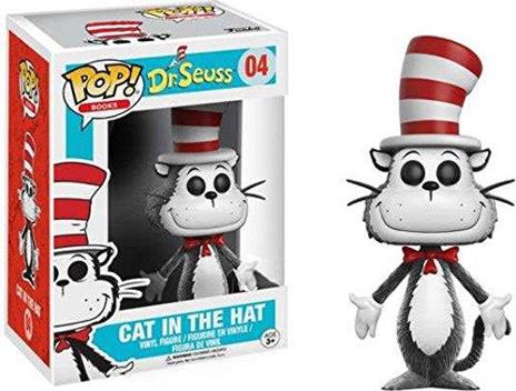 Funko POP! Books Dr. Seuss. Cat In The Hat Flocked - 2