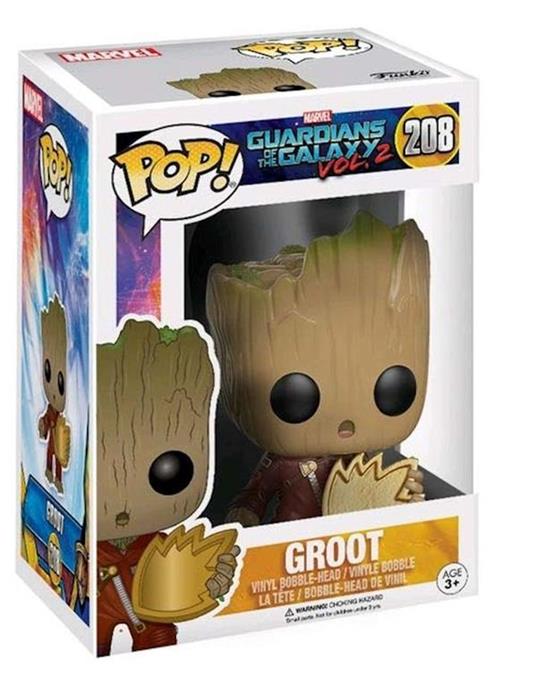 Funko POP! Marvel. Guardians of the Galaxy vol. 2 Young Groot with Shield -  Funko - Pop! Marvel - TV & Movies - Giocattoli