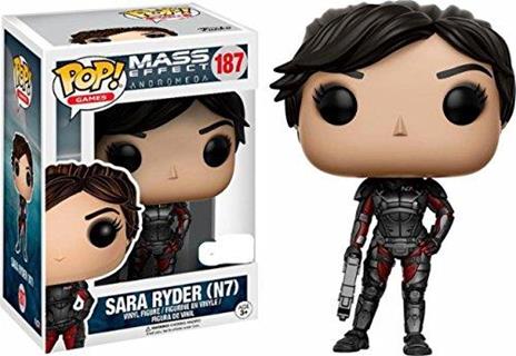 Funko POP! Games Mass Effect Andromeda. Sara Ryder. N7 with Gun