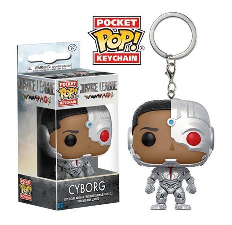 Funko Pocket POP! Keychain. Justice League. Cyborg
