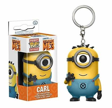 Funko POP! Keychain. Despicable Me 3. Carl. In Minion Jumpsuit