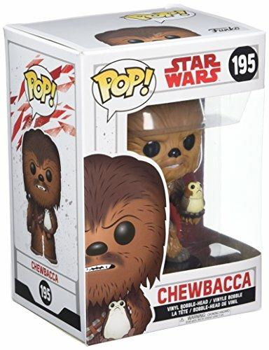Funko POP! Star Wars Episode 8 The Last Jedi. Chewbacca with Porg Bobble Head