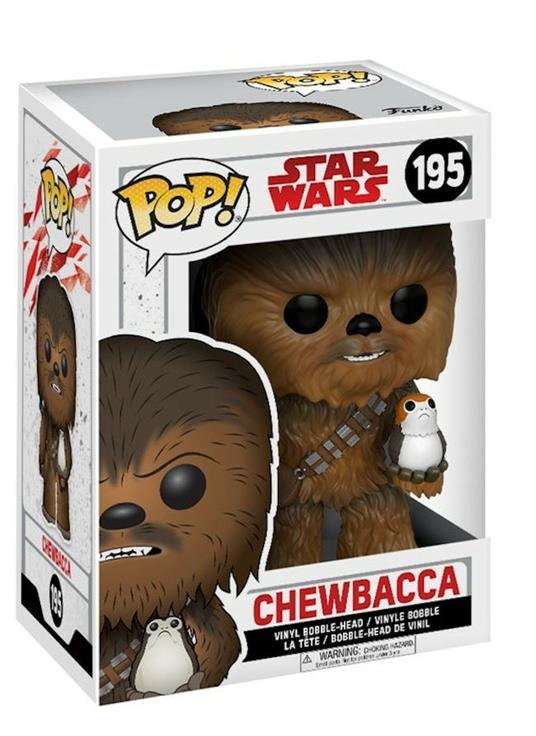 Funko POP! Star Wars Episode 8 The Last Jedi. Chewbacca with Porg Bobble Head - 2