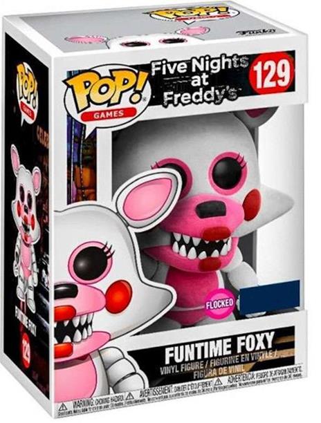 Funko Pop Culture Games Five Nights At Freddy's Funtime Foxy Flocked Le Vynil Figure - 4