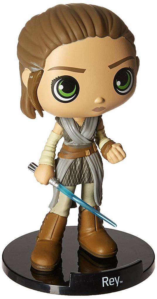 Funko Wacky Wobblers. New Edition Star Wars Episode 8 The Last Jedi. Rey Bobble Head - 5