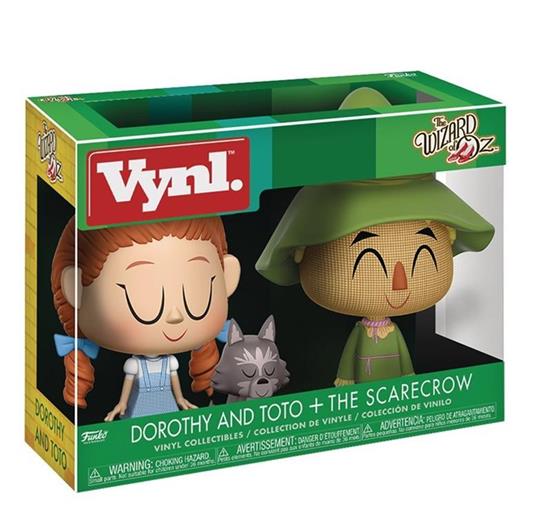 Funko Vynl. Wizard Of Oz. Dorothy With Toto and The Scarecrow 2-Pack