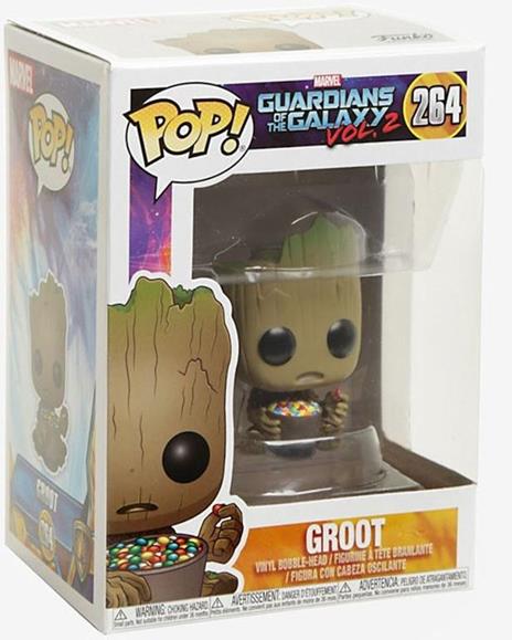 Funko Pop 264. Groot with Candy Bowl. Guardians of the Galaxy 2 - 3