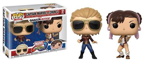 Funko POP! Games Marvel vs. Capcom Infinite. Captain Marvel vs Chun-Li 2-PACK