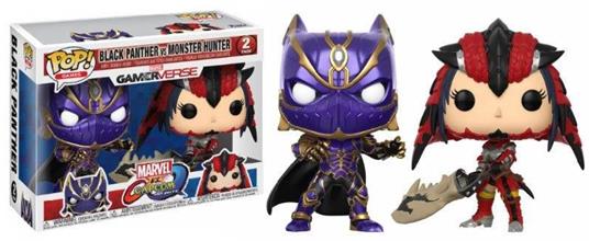 Funko POP! Games. Black Panther vs Monster Hunter 2-Packs - 2