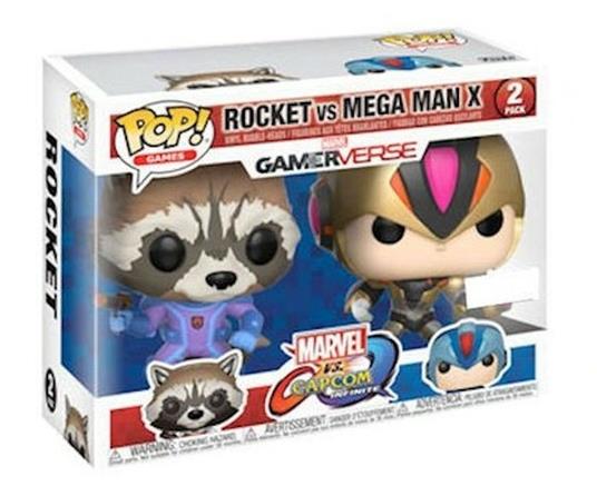 Funko POP! Capcom Vs Marvel. Rocket Vs Megaman X 2-Pack Le - 3