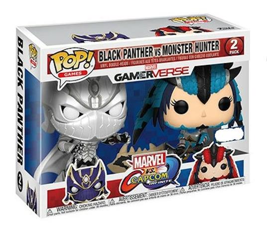 Marvel vs. Capcom Infinite POP! Games Vinyl Figure 2-Pack Black Panther vs. Monster Hunter 9 cm - 3