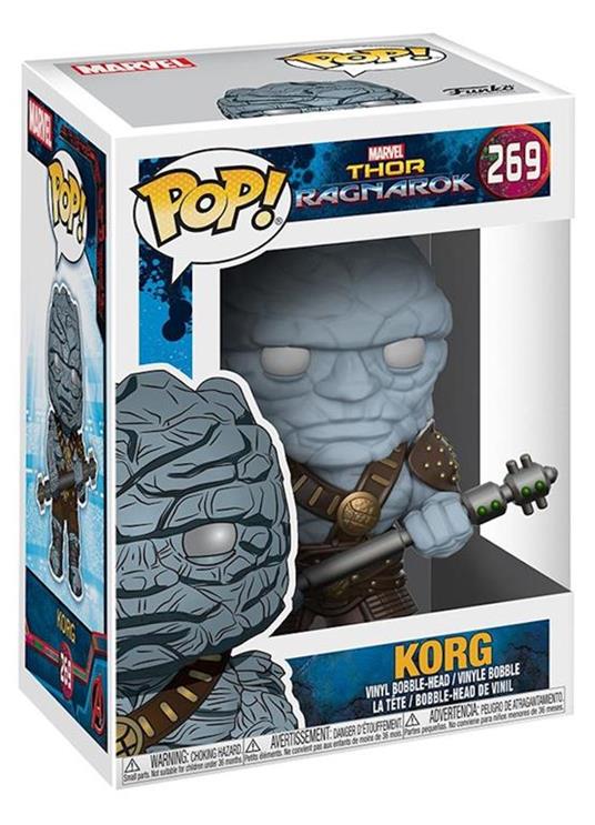 Funko POP! Marvel Thor Ragnarok The Movie. Korg Bobble-Head - 4