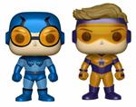 Funko POP! DC. Blue Beetle & Booster Gold Metallics 2-Pack