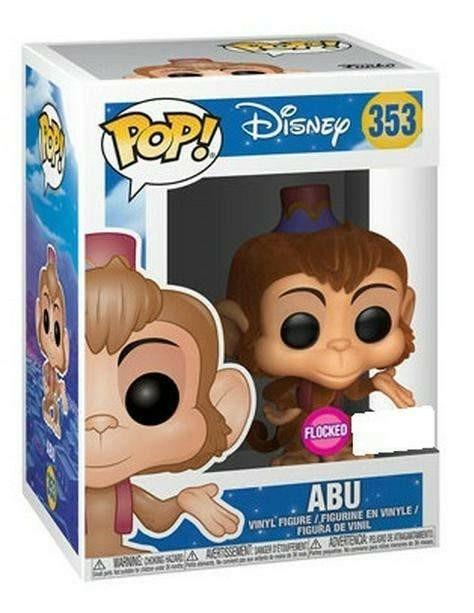 Funko POP! Aladdin: Abu (Flocked) Vinyl Figure 10cm Limited - 3