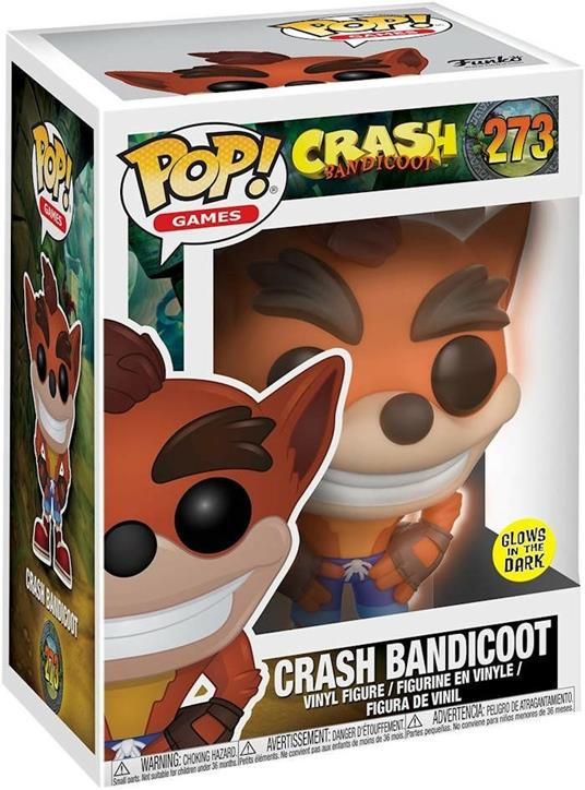 Pop Culture Games Crash Bandicoot Crash Gitd Le Vinyl Figure New! - 3