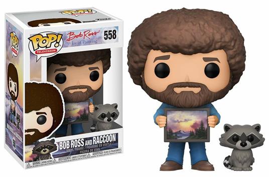 Funko POP! Television. Joy Of Painting Series 2. Bob Ross and Raccoon - 6