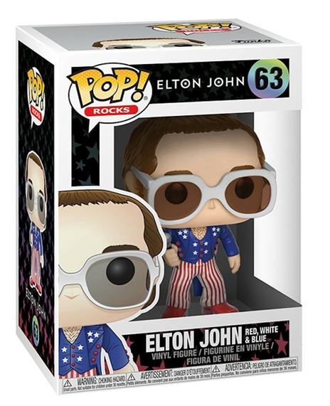 Funko POP! Rocks. Elton John Red, White, Blue - 3