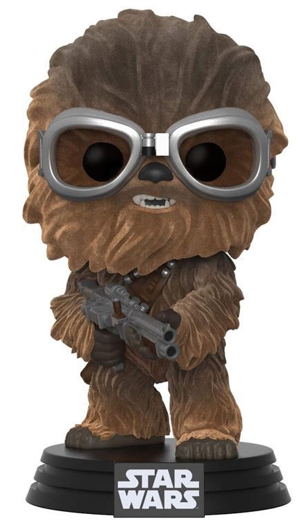 Funko Bobble Head Pop Star Wars Solo. Chewbacca Flocked Vinyl Figure