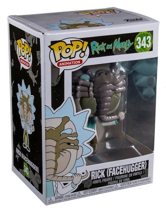 Pop! Cartoons: Rick And Morty. Rick With Facehugger Le - 2