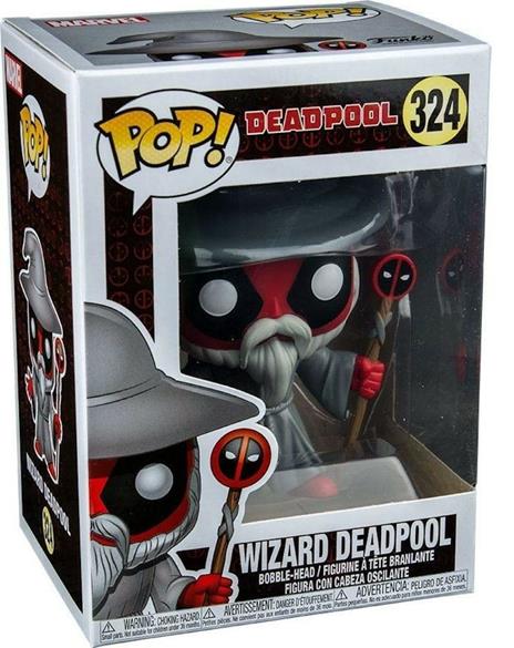 Pop Marvel Wizard Deadpool Parody 324 Vinyl Figure New! - 3