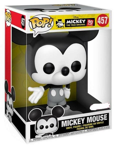 Pop Disney Mickey Mouse 90th Black & White 10 Vinyl Big Figure New! - 3
