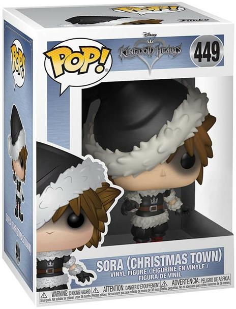 Pop Games Kingdom Hearts Sora Christmas Town Ltd Vinyl Figure New! - 4