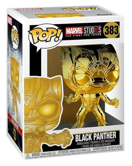 Funko POP! Marvel. Marvel Studio's 10Th Anniversary. Black Panther. - 2