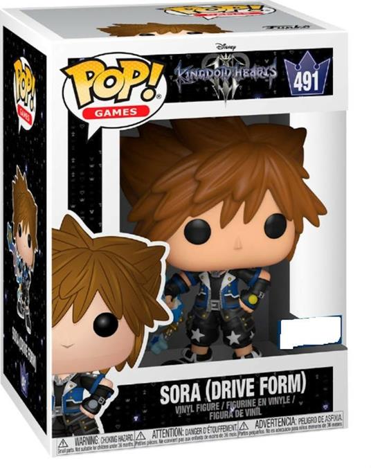 Pop Games Kingdom Hearts 3 Sora Drive Form Ltd Vinyl Figure New! - 3