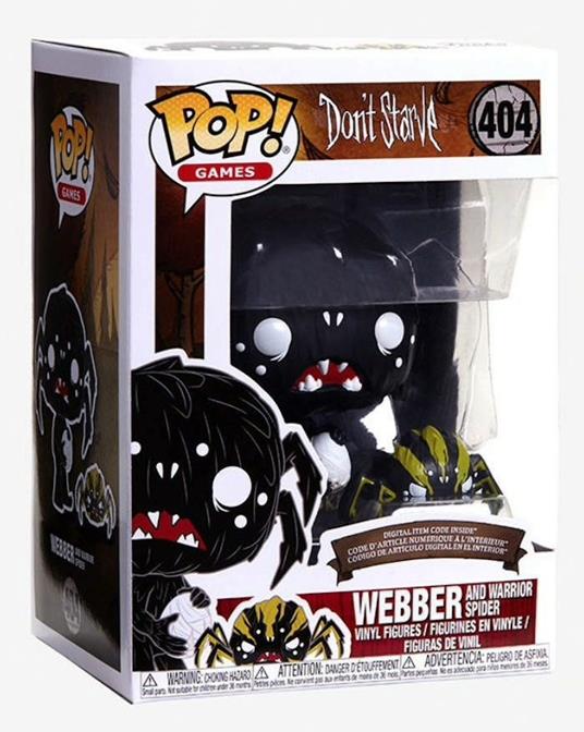 Funko Pop! & Buddy. Don'T Starve. Webber W/ Spider - 2