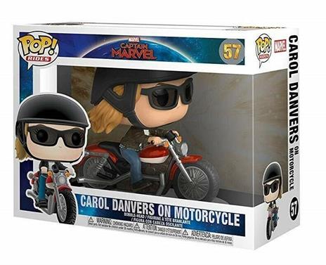 Funko Pop! Ride. Captain Marvel. Carol Danvers On Motorcycle - 2