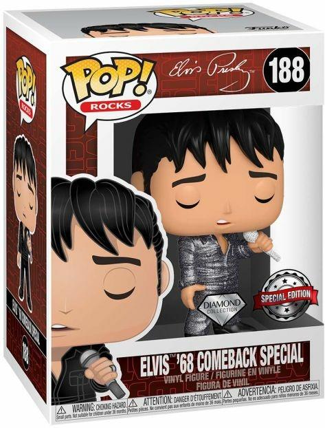 Elvis Presley Funko Pop! Rocks Elvis '68 Comeback Special (Vinyl Figure 188)
