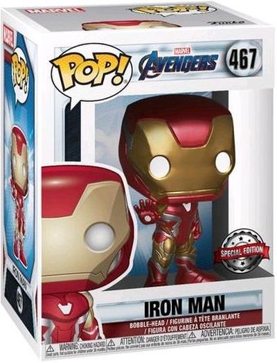 Avengers Endgame POP! Movies Vinyl Bobble-Head Figure Iron Man 9 cm - 2