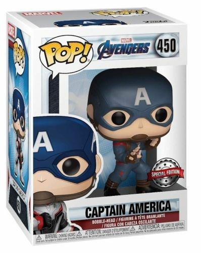 Funko Bobble Head Pop Avengers Endgame Captain America Le Figure - 3