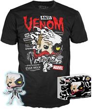Marvel Set Funko Pop Figura & T-Shirt Anti-venom Taglia M