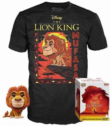 Set Pop Figura & Tee Disney Il Re Leone Mufasa Funko