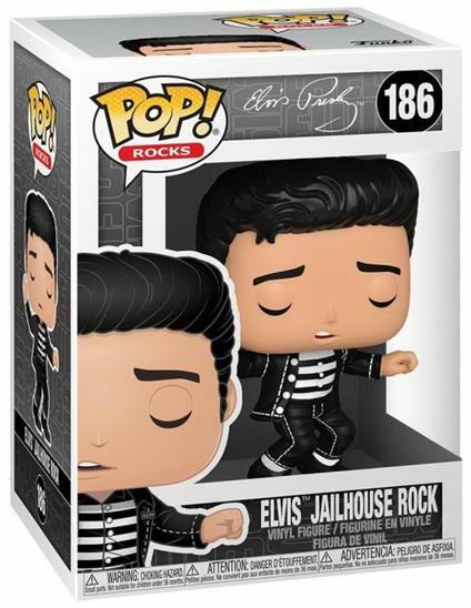 Elvis Presley Funko Pop! Rocks Elvis Jailhouse Rock Vinyl FIgure 186