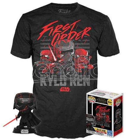 Set Pop Figura & Tee Star Wars Rise Of Skywalker Kylo Ren Funko
