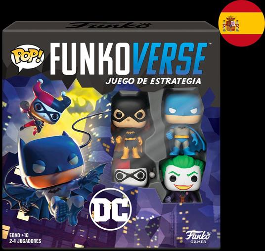 Funkoverse Base Set Funkoverse: Dc Comics 100 4-Pack (Spanish) Funko 43474 - 2