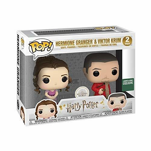 Funko Pop Pack 2 Figures Harry Potter Hermione And Krum Yule Exclusive - 2