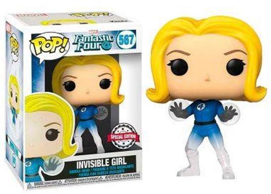 Marvel: Fantastic Four POP! Vinyl Figure Invisible Girl (Translucent) 9 cm