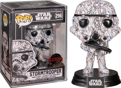 Funko POP Star Wars Stormtrooper #296 Futura Special Edition + Protector