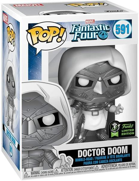 Marvel: Fantastic Four - Pop Funko Vinyl Figure 591 Doctor Doom 9 cm - Eccc 2020 Ga Excl - 3