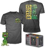 Set Figura Pop & Tee Jurassic Park Velociraptor Esclusiva Funko