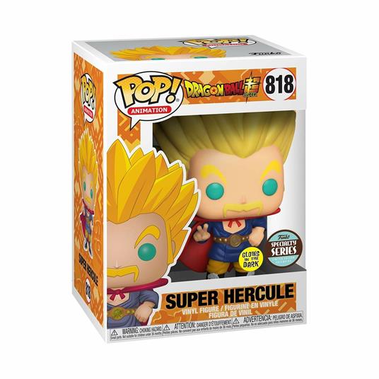 Dragon Ball Super: Funko Pop! Animation Specialty Series - Super Hercule. Glow In The Dark. Vinyl Figure 818